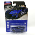 Original Auto World 1:64 Diecast Toy Car Model Blue Shelby GT-500